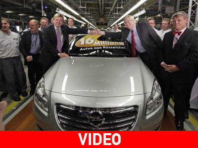 Στα 16 εκατομμύρια Opel έφθασε η παραγωγή στο Russelsheim