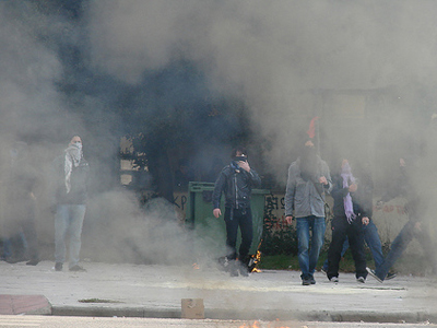 Επεισόδια στην πορεία της Θεσσαλονίκης