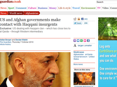 ΗΠΑ και Αφγανιστάν σε επαφή με εξτρεμιστές