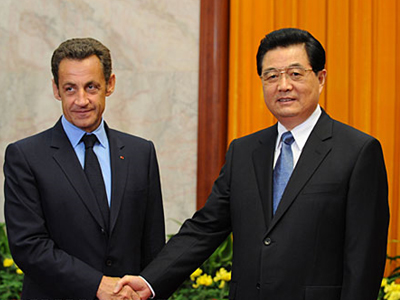 Ο Κινέζος πρόεδρος στη Γαλλία