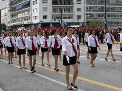 Μαθητική παρέλαση στην Αθήνα