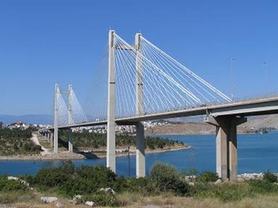 Έργα στη γέφυρα της Χαλκίδας