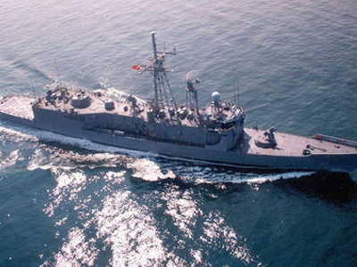 Τουρκική κορβέτα προσέκρουσε σε ξέρα στο Καστελόριζο