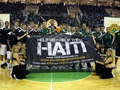 Ευρωλίγκα: 65.349 ευρώ μέσω UNICEF στην Αϊτή