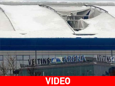 Τρύπα στο «Βέλτινς Αρένα» Τρύπα στο «Βέλτινς Αρένα»