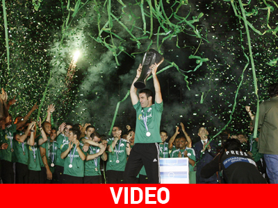 Γιόρτασε τις κούπες ο Παναθηναϊκός