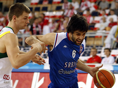 Τρίτη η Σερβία, κέρδισε με δέκα πόντους τη Λιθουανία