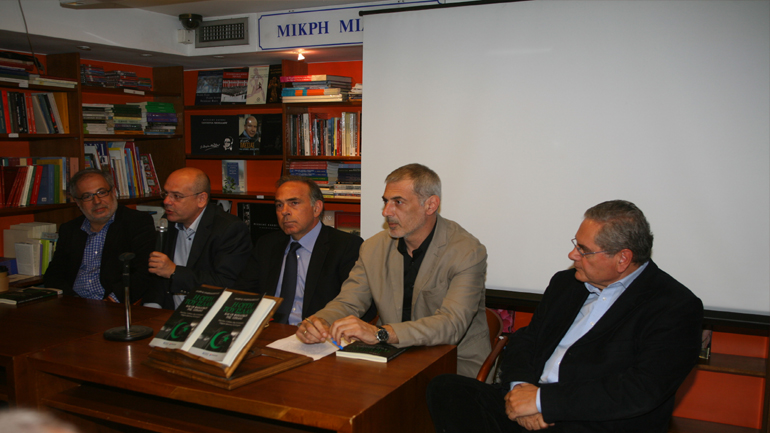 Ο Γ. Μώραλης στην παρουσίαση του βιβλίου του Ανδρέα Ανδιανόπουλου