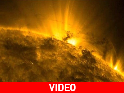 Ηλιακός ανεμοστρόβιλος μεγαλύτερος και από τη Γη!