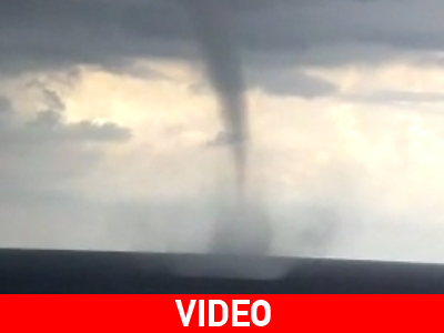 Ανεμοστρόβιλος στο Άγιο Όρος