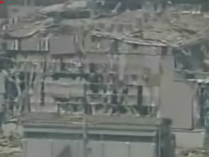 Η καταστροφή στις υποδομές της βάσης είναι ολοκληρωτική όπως φαίνεται στη φωτογραφία