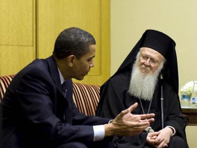 Συνάντηση Οικουμενικού Πατριάρχη-Μπαράκ Ομπάμα