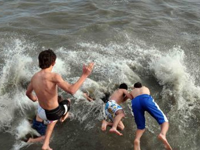 Αγιασμός των υδάτων στο λιμάνι των Αγίων Σαράντα