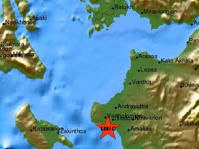 Σεισμός 3,9 Ρίχτερ στην Αμαλιάδα