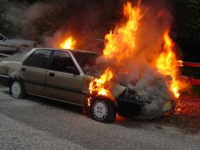 Ανάληψη ευθύνης για εμπρησμούς, με αναφορά στον Λ. Φούντα