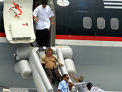 Έφυγε από την τσουλήθρα διαφυγής