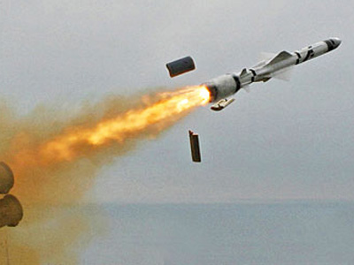 Βολή Exocet από το Πολεμικό Ναυτικό