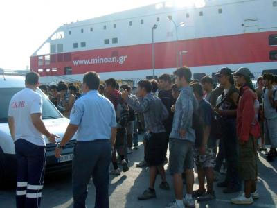 Συλλήψεις παράνομων μεταναστών στην Πάτρα