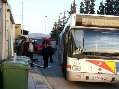 Κατάληψη λεωφορείων για τις αυξήσεις