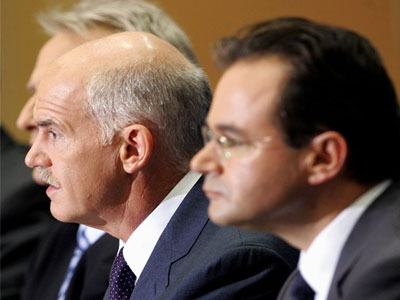 Ενημέρωση Γ. Παπανδρέου από Γ. Παπακωνσταντίνου