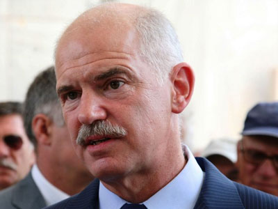 Ο Γ. Παπανδρέου στο Λονδίνο