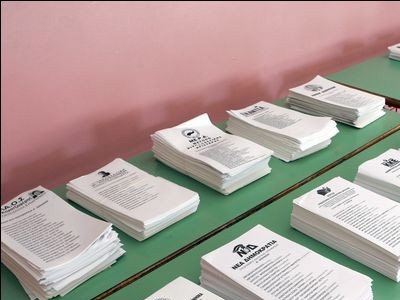 Έσκισε σάκο με ψηφοδέλτια