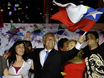 Ο Πινέρα νικητής των προεδρικών εκλογών στη Χιλή