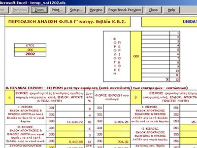 Παράταση για περιοδικές δηλώσεις ΦΠΑ