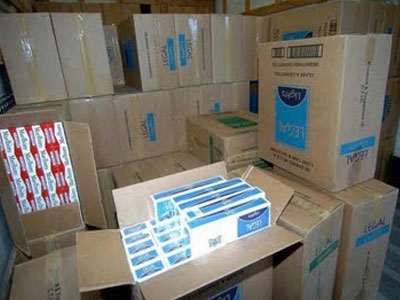 Κατασχέθηκαν 1.200 κούτες λαθραία τσιγάρα