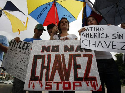 Φοιτητές διαδηλώνουν στη Βενεζουέλα