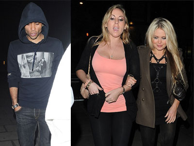 Ο Ashley Cole γιορτάζει με δύο ξανθιές!