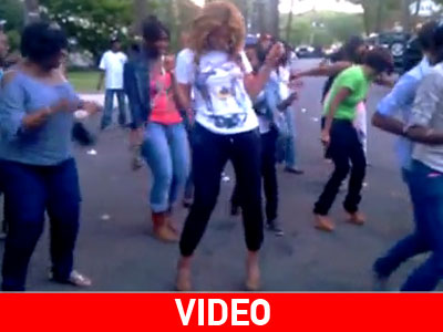 Η Beyonce σε συνοικιακό πάρτι