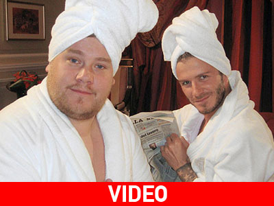 Το «θερμό» αφρόλουτρο του Beckham