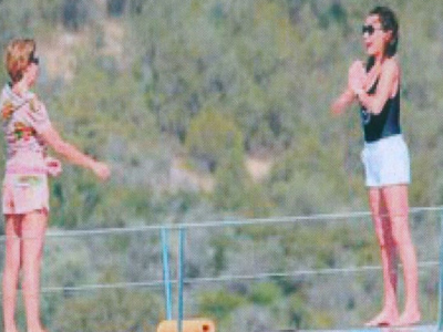 Ποια διάσημη της υψηλής κοινωνίας κάνει γυμναστική;