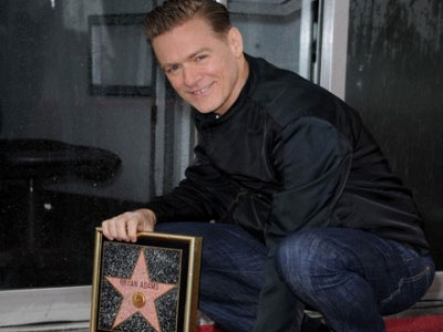 O Bryan Adams στο Hollywood Walk of Fame