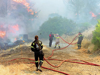 Υπό μερικό έλεγχο οι φωτιές σε Καρύταινα και Κρανίδι