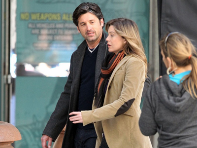 Στα γυρίσματα του «Grey’s Anatomy»