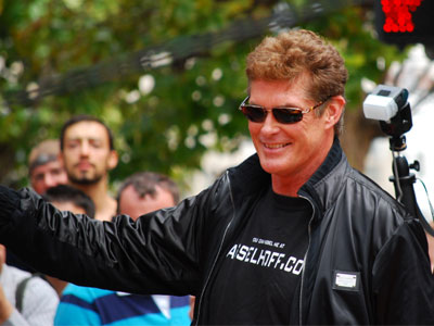 Ο τροχονόμος David Hasselhoff…