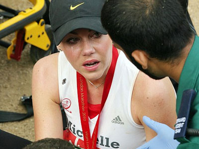 Τερμάτισε με δάκρυα η Michelle Heaton