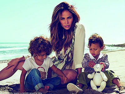 Η Jennifer Lopez και τα παιδιά της