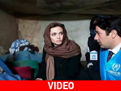 Η Angelina Jolie στο Αφγανιστάν