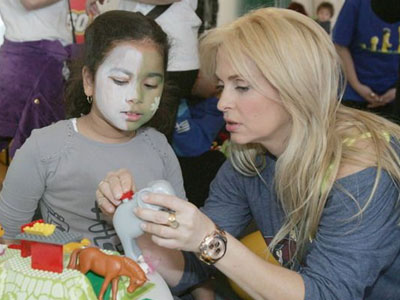 Η Μαρί Κυριακού γιόρτασε με τα παιδιά