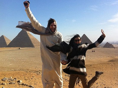 Στις πυραμίδες Ashton Kutcher και Demi Moore