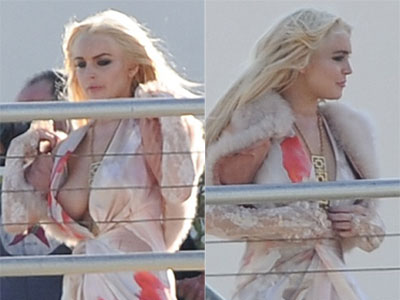 Η Lindsay και άλλο ένα nipslip