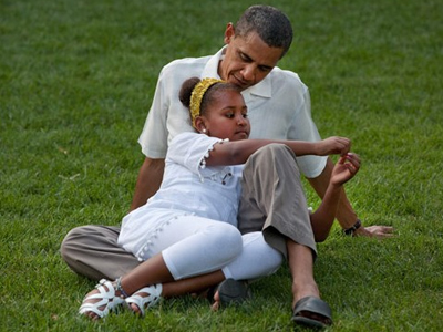 Οι οικογενειακές στιγμές του Obama