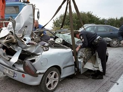 Νεκρή τετραμελής οικογένεια σε τροχαίο στη Φλώρινα