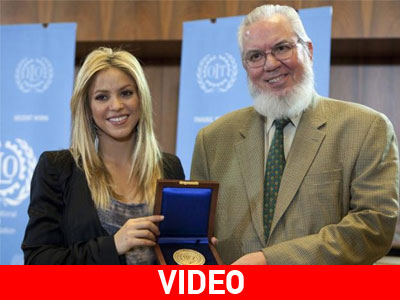 Η Shakira βραβεύτηκε για το φιλανθρωπικό της έργο Η Shakira βραβεύτηκε για το φιλανθρωπικό της έργο