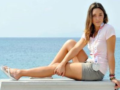 Ο Λάτσιος εμψυχώνει τη Μαρία Τσουρή