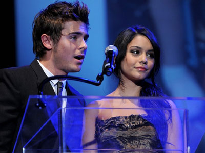 Zac Efron και Vanessa Hudgens σε gala