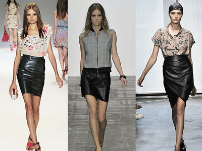 Pencil look με πολύ χρώμα και δέρμα «απαιτεί» η άνοιξη!